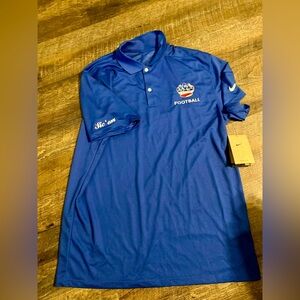 Nike Blue Football Polo Shirt